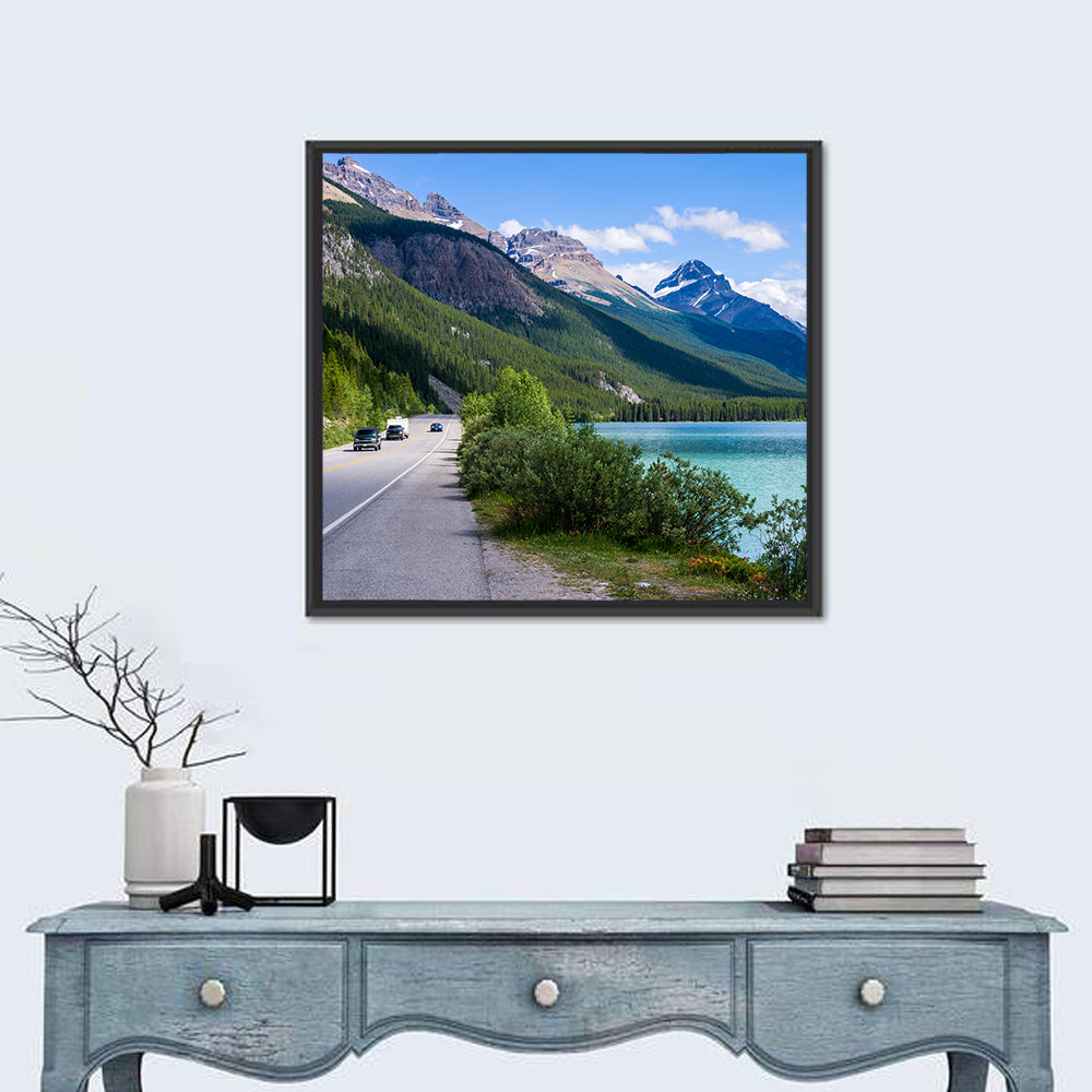 Waterfowl Lake In Banff Wall Art