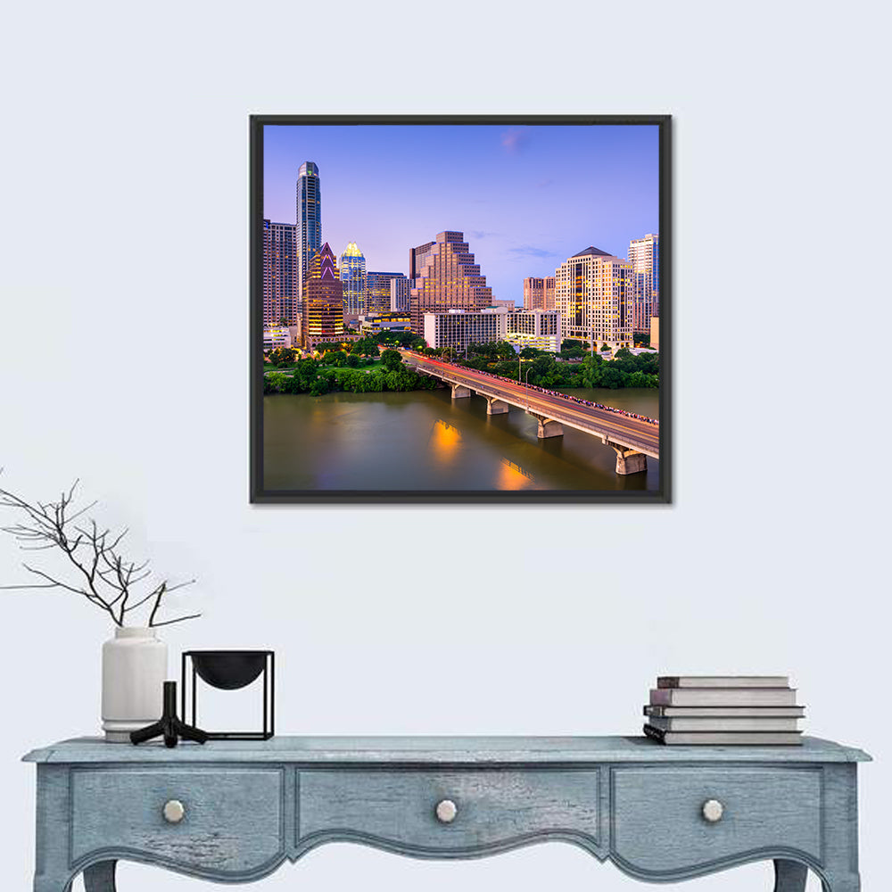 Austin Downtown Skyline Wall Art