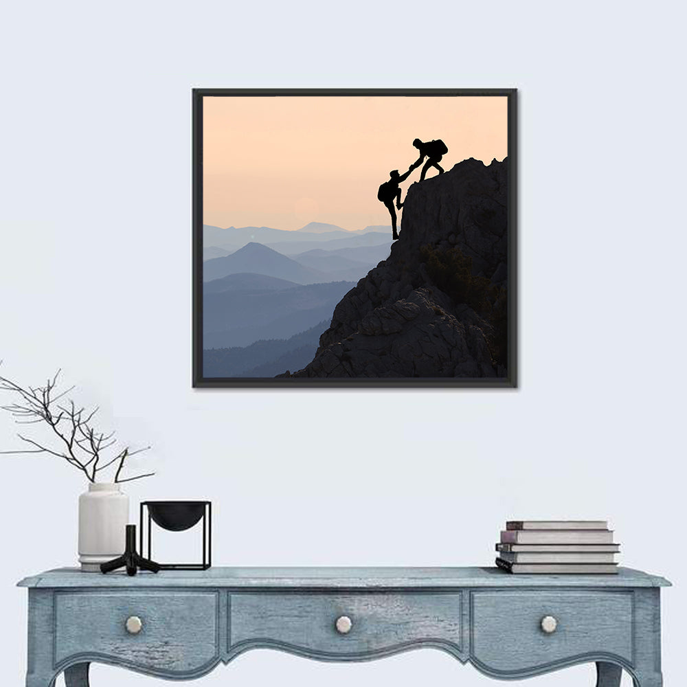 Crazy Mountaineering Wall Art