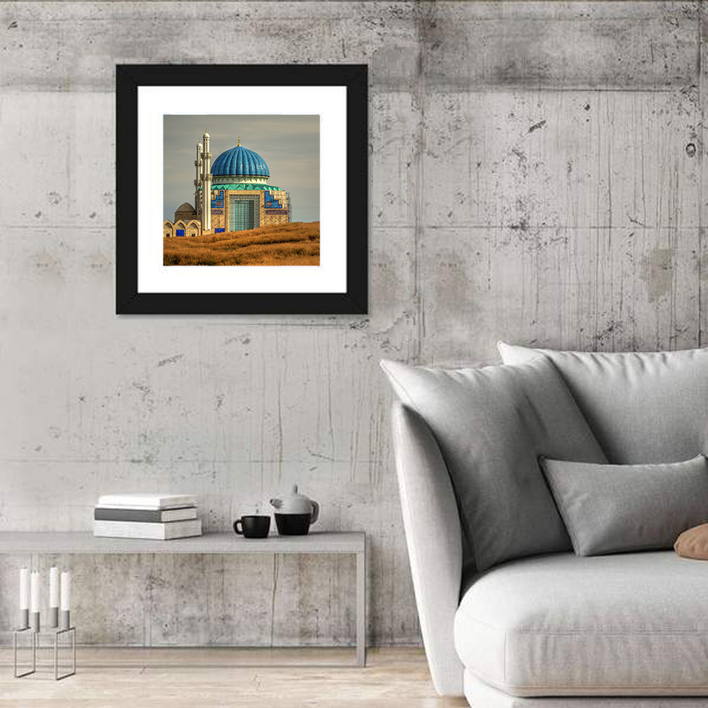 Scenic Mosque In Turkistan Wall Art