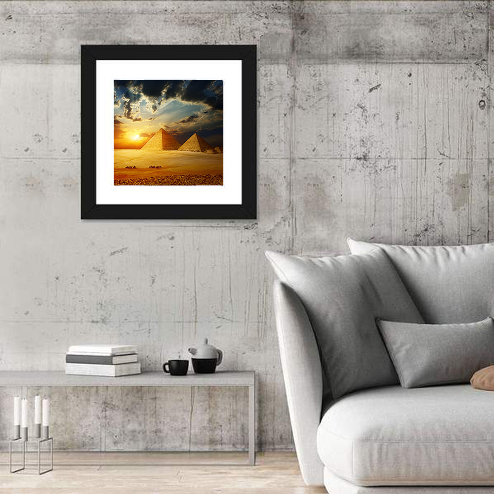 Great Pyramids Giza Valley III Wall Art