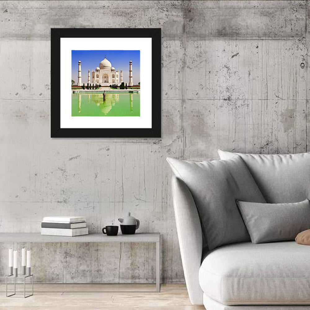 Taj Mahal Day View Wall Art