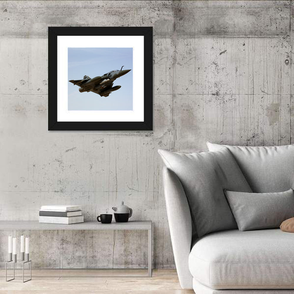 Mirage Fighter Jet Plane Wall Art