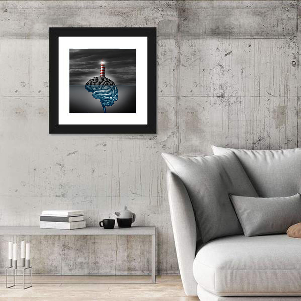 Brain Disorder Neurology Symbol Wall Art
