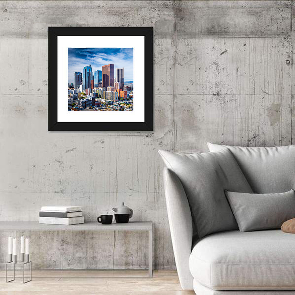 Los Angeles Downtown Cityscape Wall Art