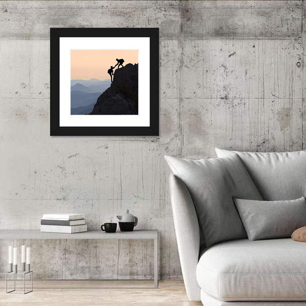 Crazy Mountaineering Wall Art