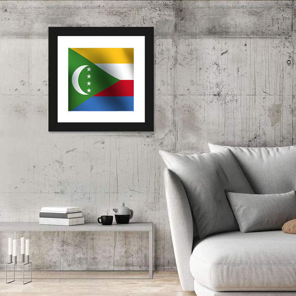Flag of Comoros Wall Art