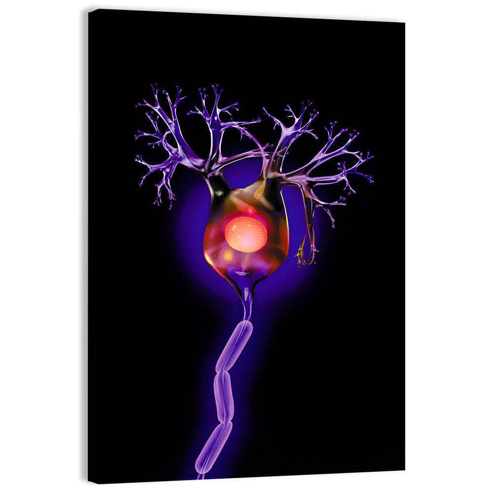 Human Neuron Cell Wall Art