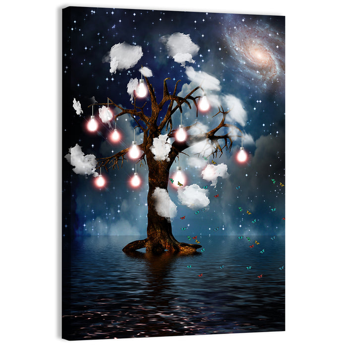 Tree of Thoughts Wall Art as a canvas print