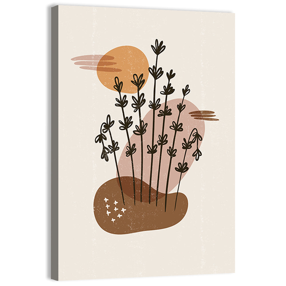 Botanical Boho Minimalist Wall Art