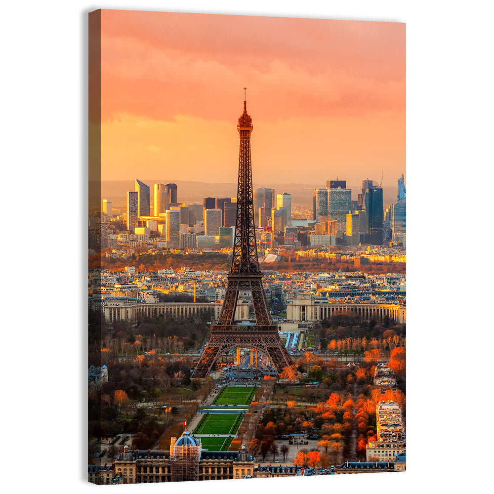 Paris At Twilight Wall Art