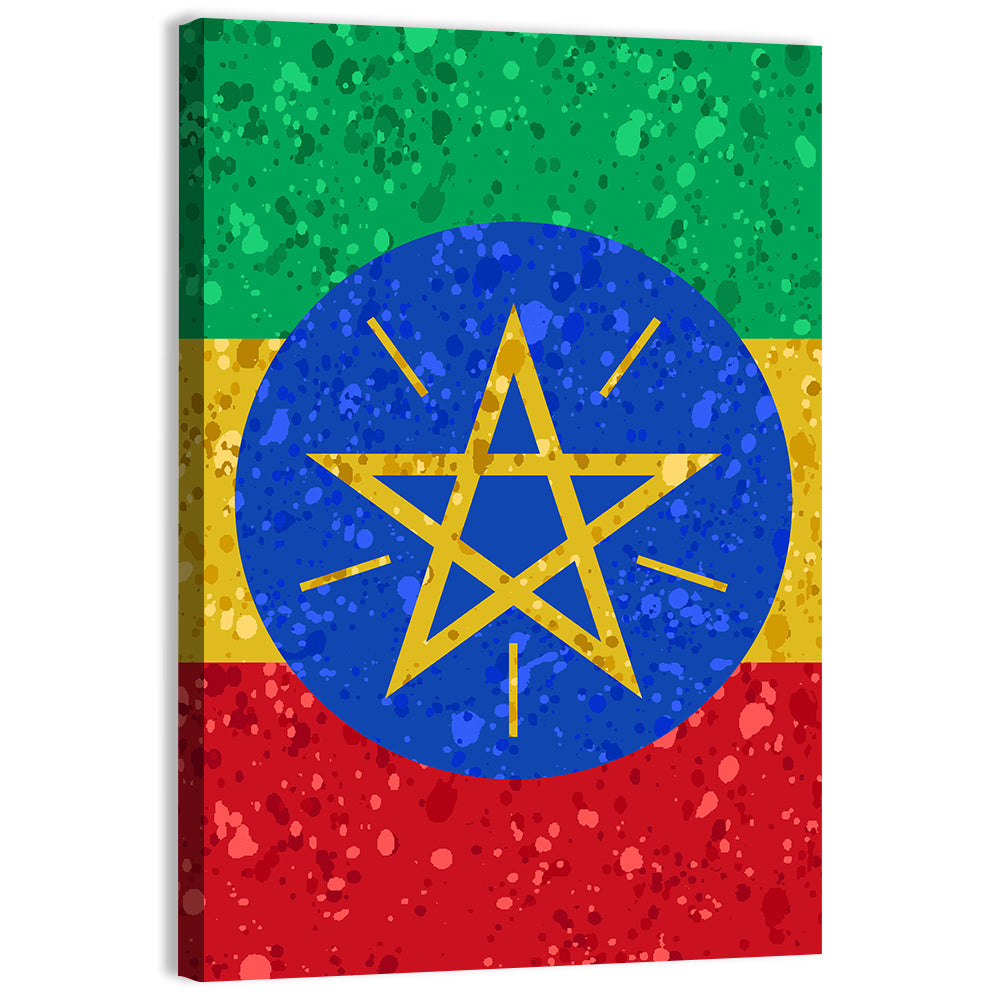 Flag Of Ethiopia Wall Art