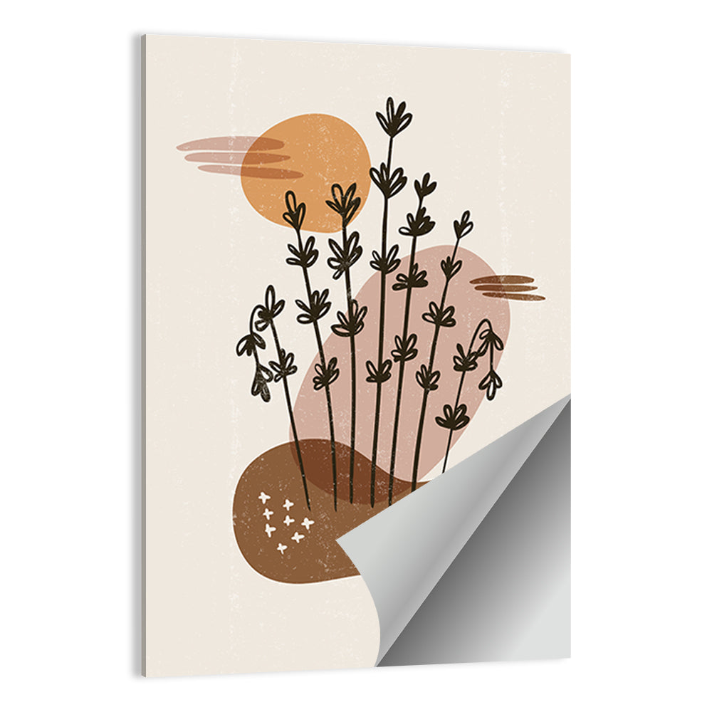 Botanical Boho Minimalist Wall Art