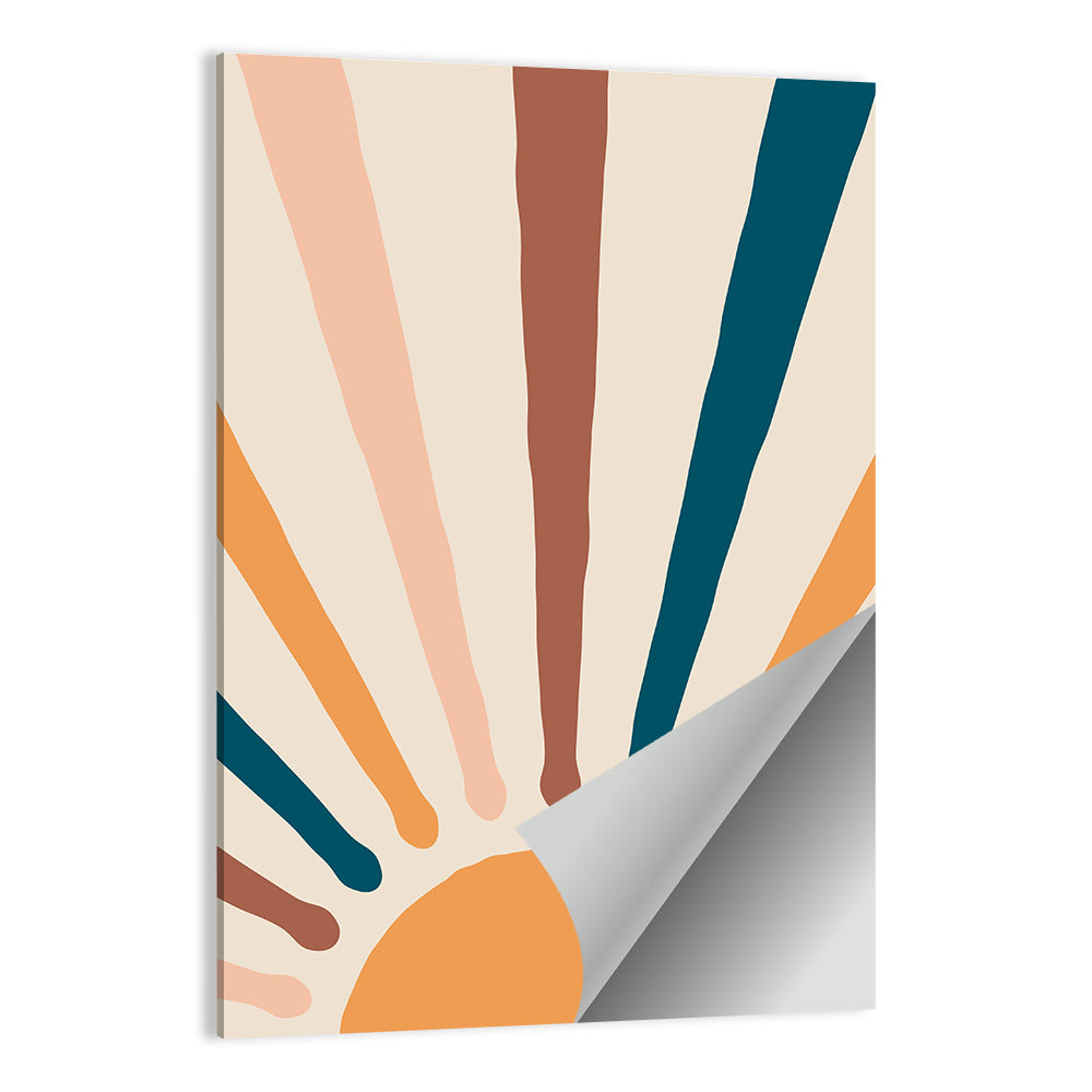 Boho Sun Rays Wall Art