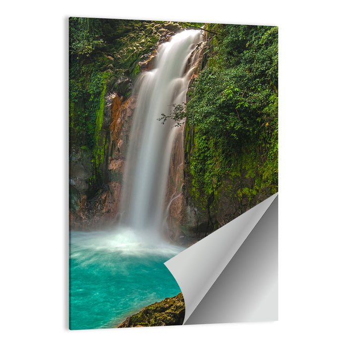 Rio Celeste Waterfall Wall Art as a poster print