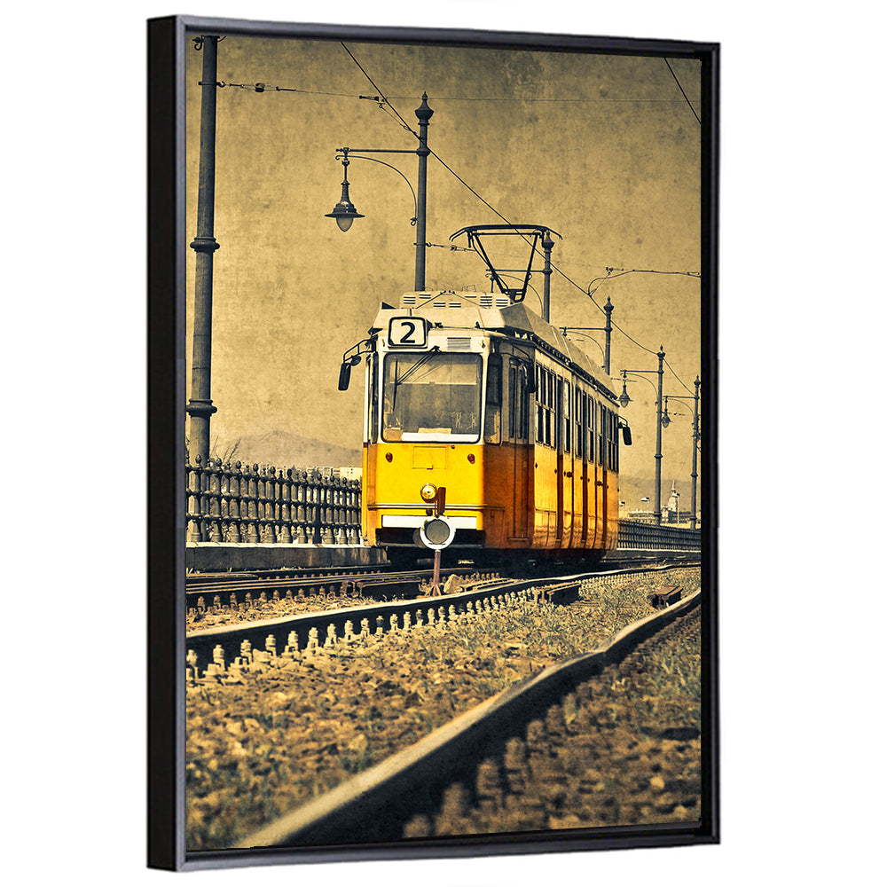 The Tram On Track Wall Art