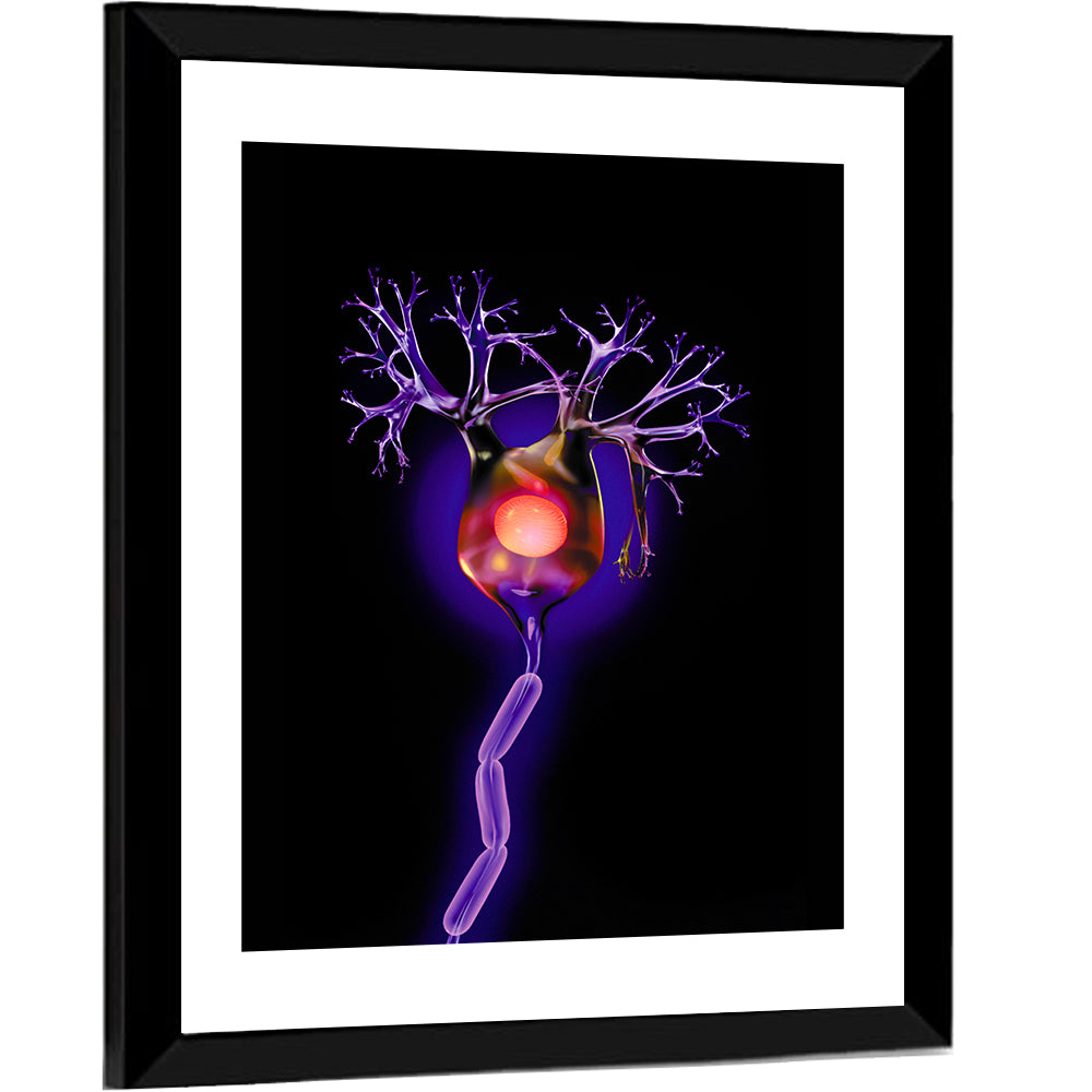 Human Neuron Cell Wall Art