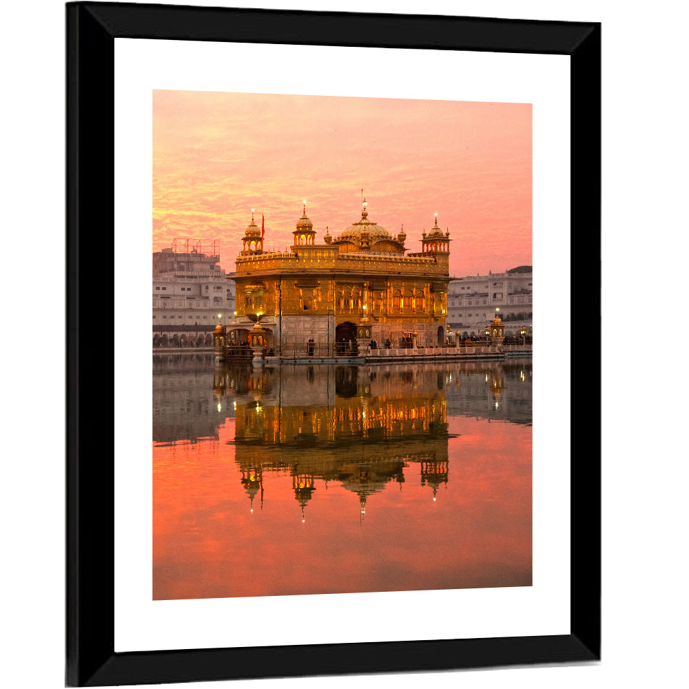 Golden Temple In Amritsar Wall Art