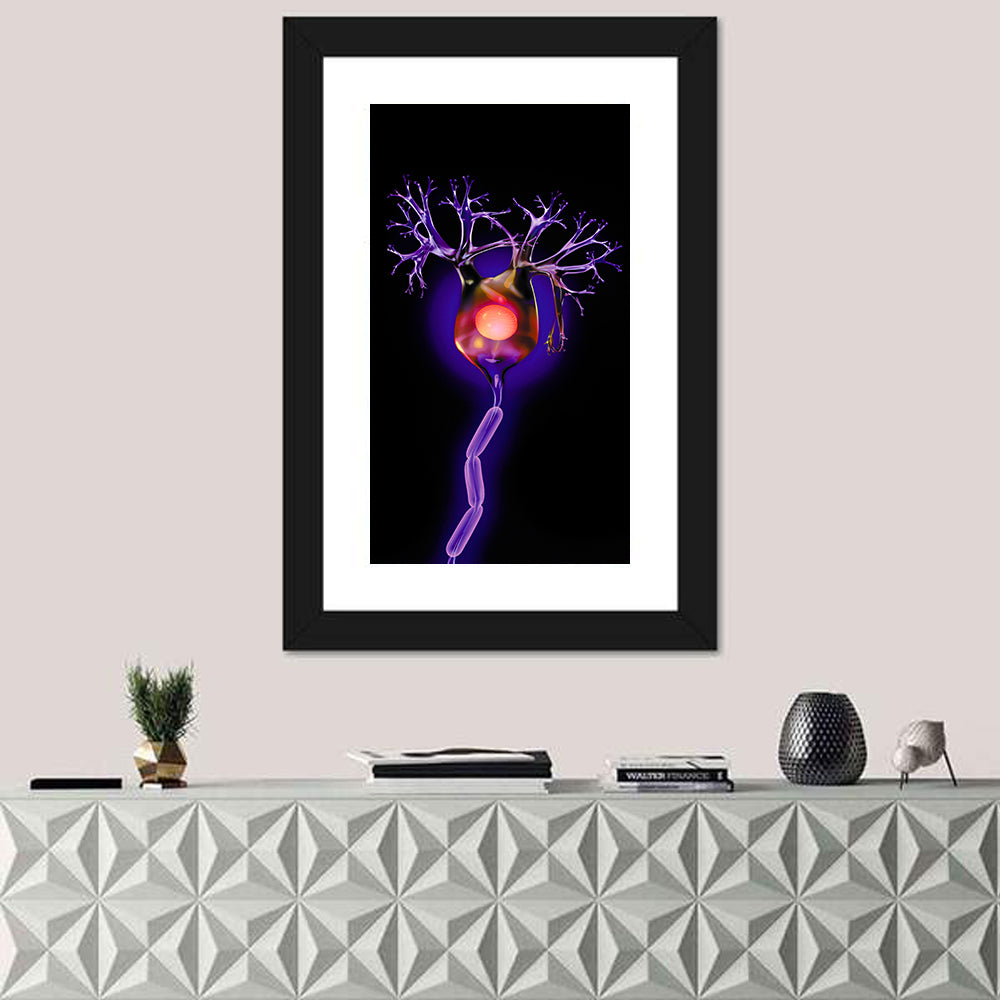 Human Neuron Cell Wall Art