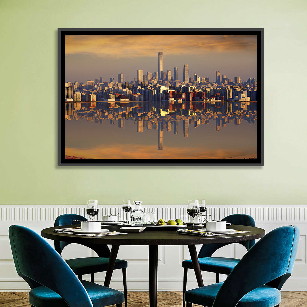 Beijing Skyline Wall Art