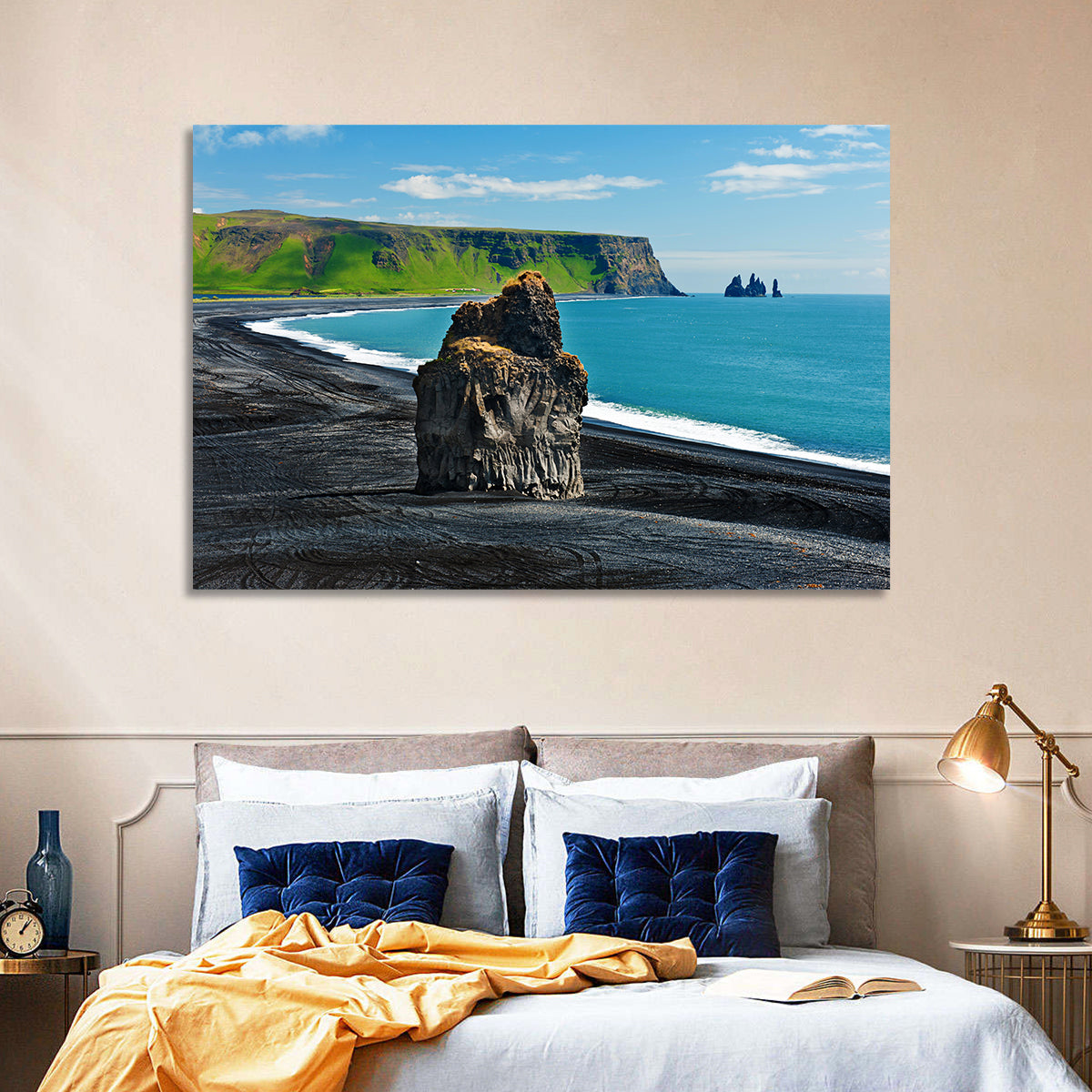 Dyrhólaey Volcanic Beach Wall Art