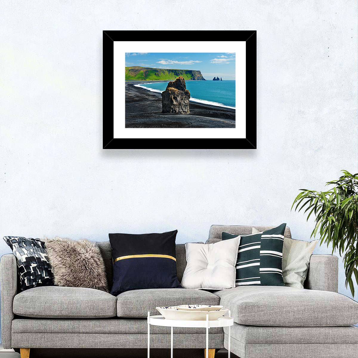 Dyrhólaey Volcanic Beach Wall Art