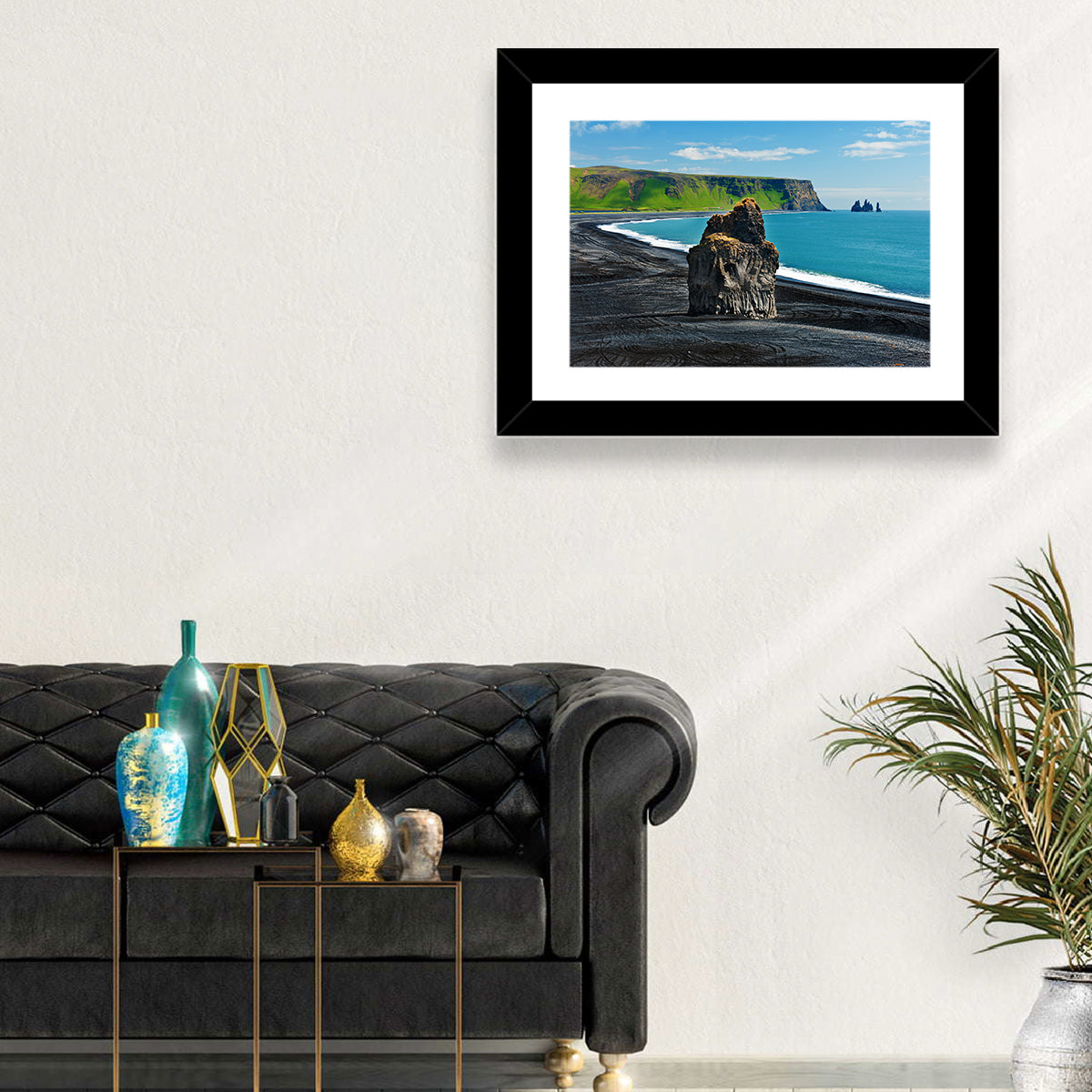 Dyrhólaey Volcanic Beach Wall Art