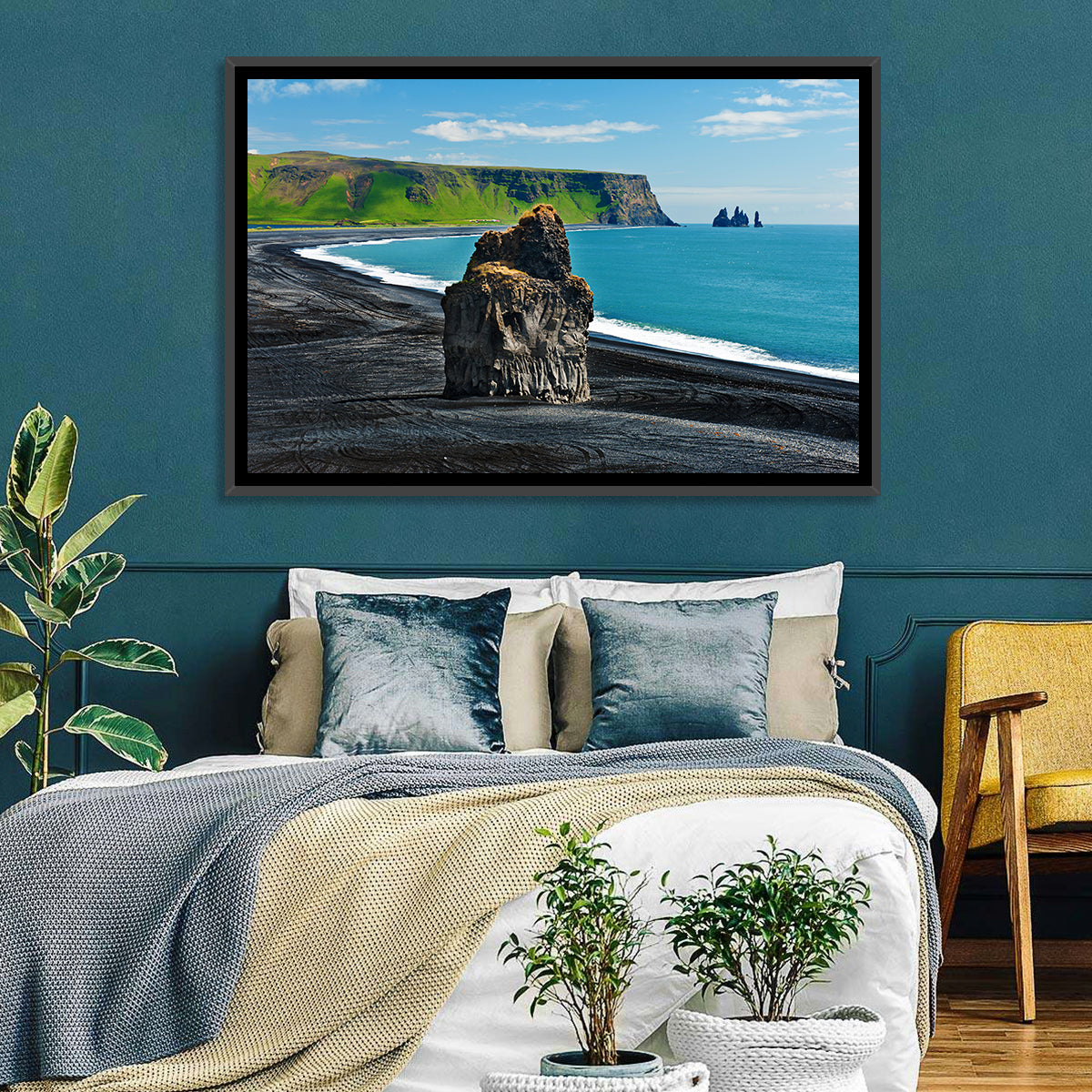 Dyrhólaey Volcanic Beach Wall Art