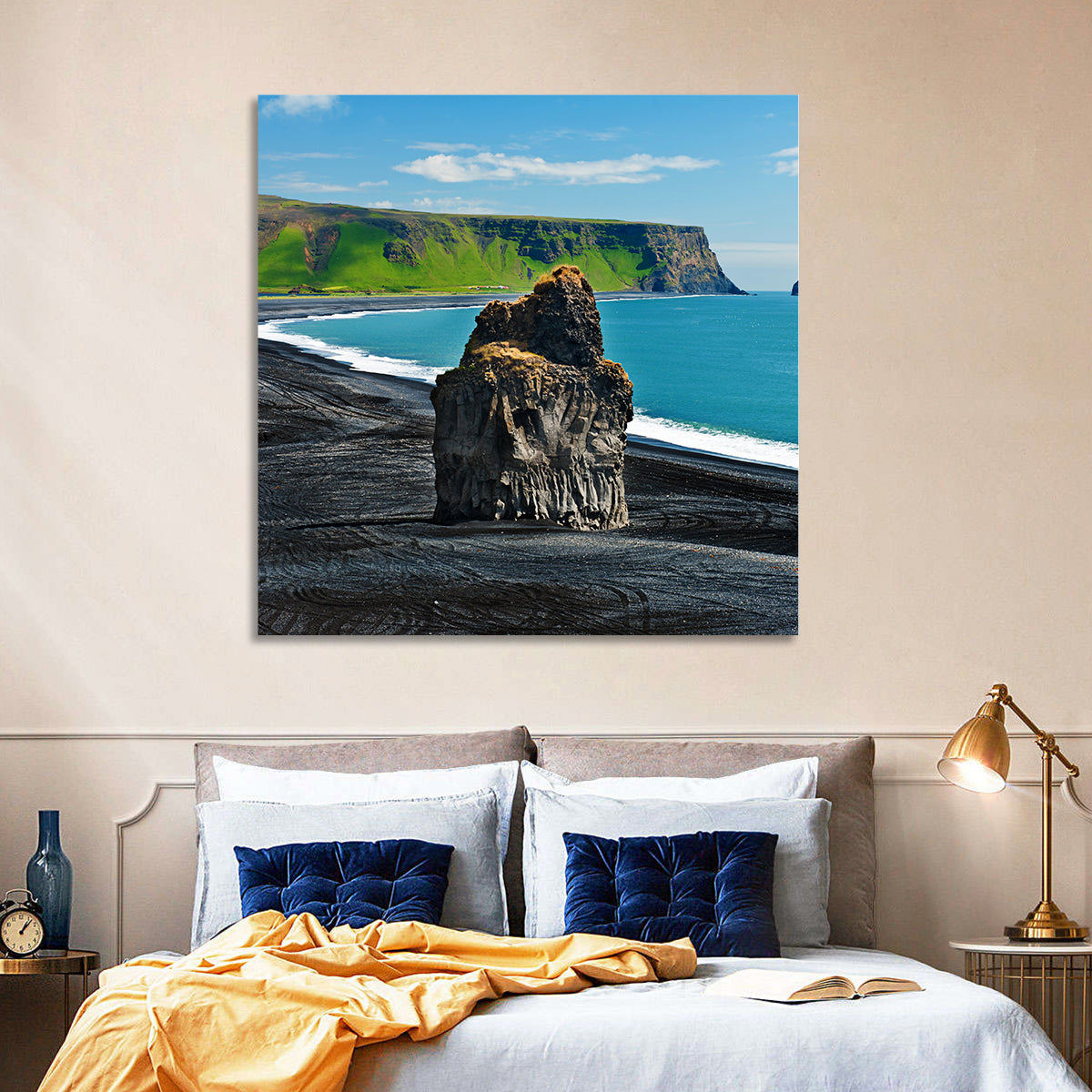 Dyrhólaey Volcanic Beach Wall Art