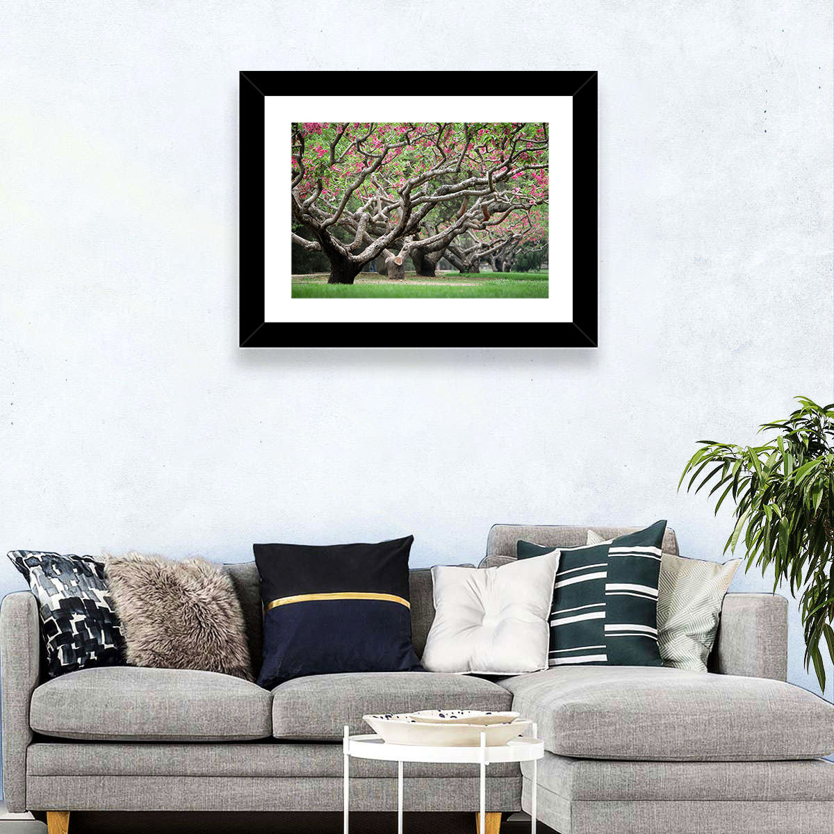 Peach Garden Wall Art