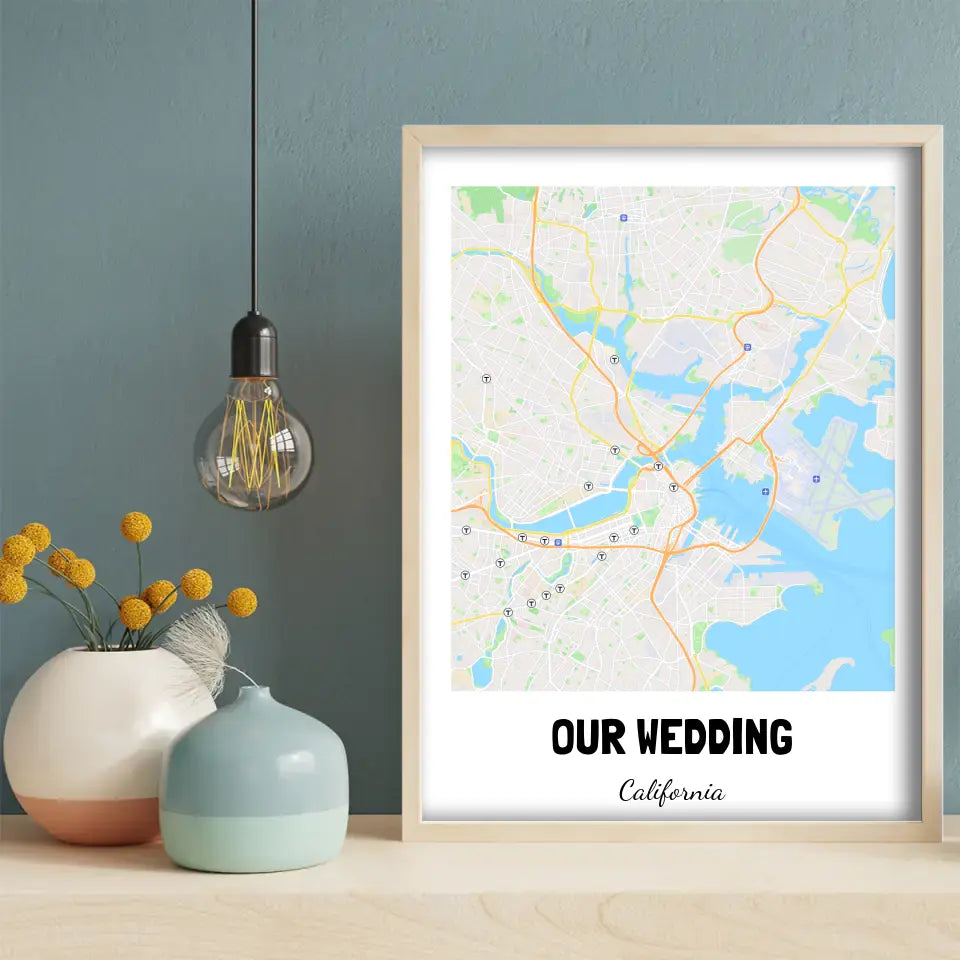 Our Wedding Map