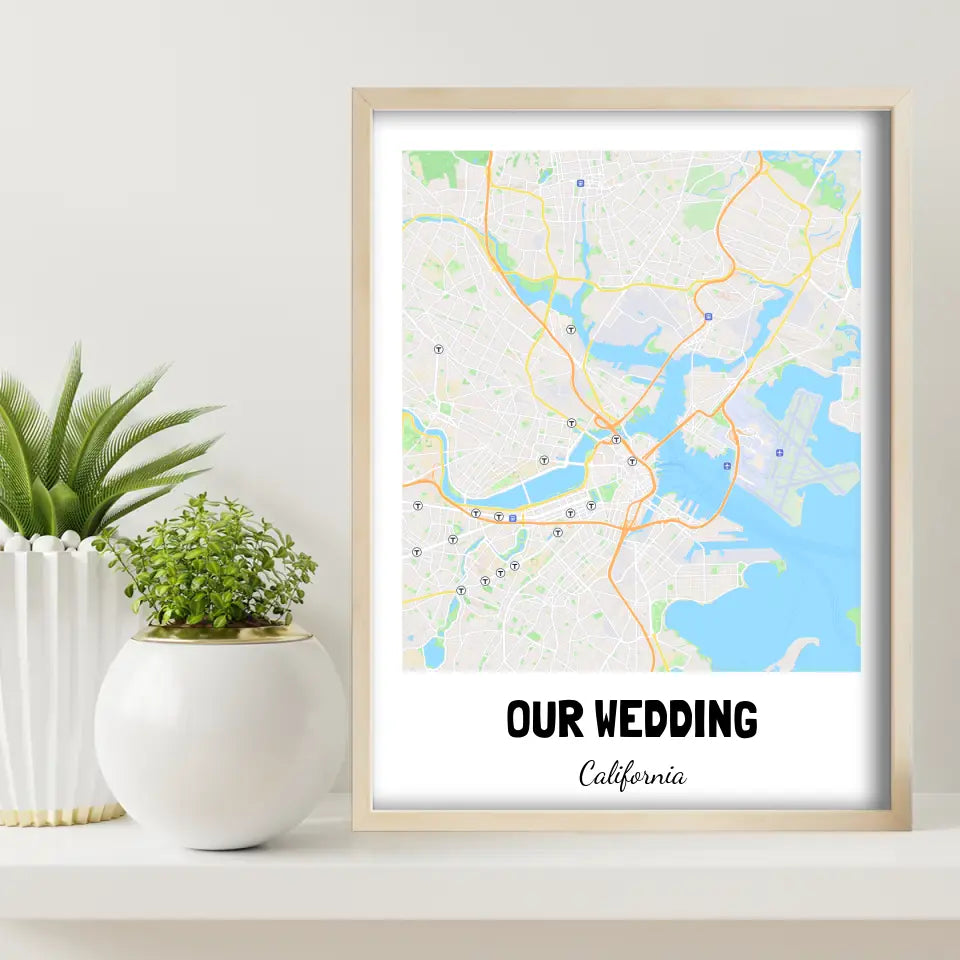 Our Wedding Map
