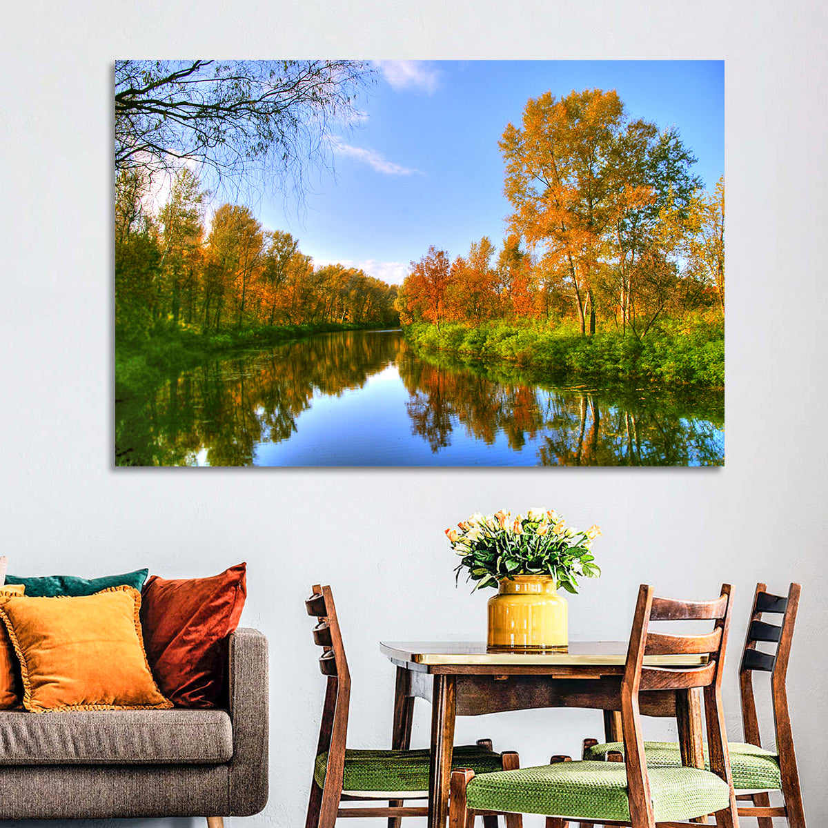Autumn River Wall Art