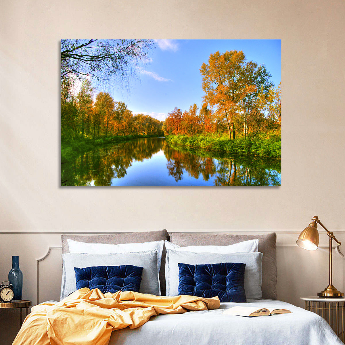 Autumn River Wall Art