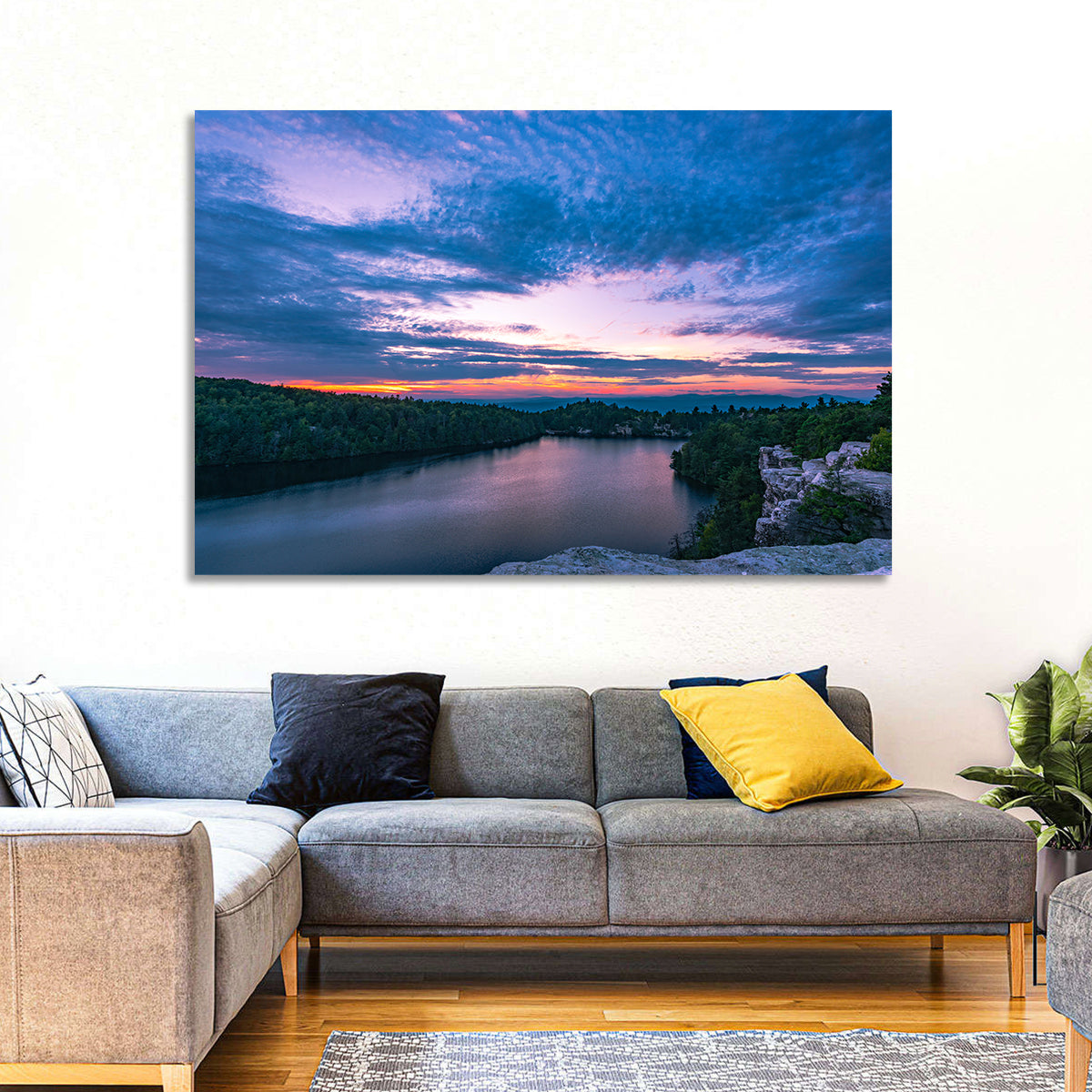 Lake Minnewaska Sunset Wall Art