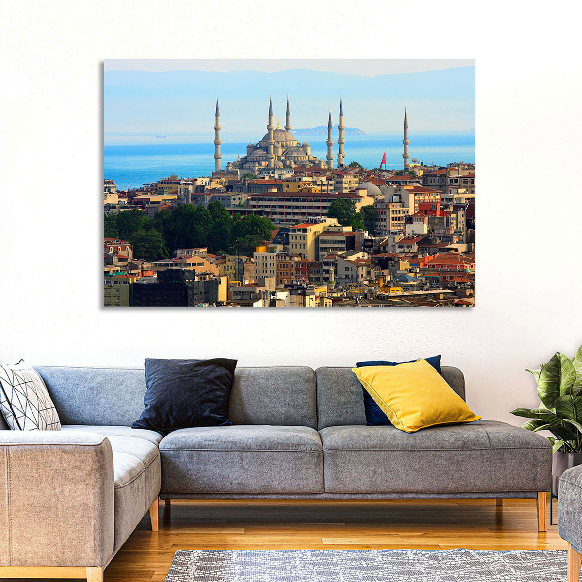Istanbul Skyline Wall Art