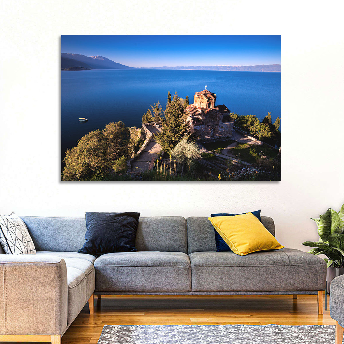 Lake Ohrid Church Wall Art