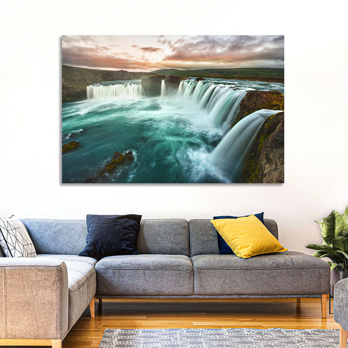 Godafoss Waterfall Wall Art