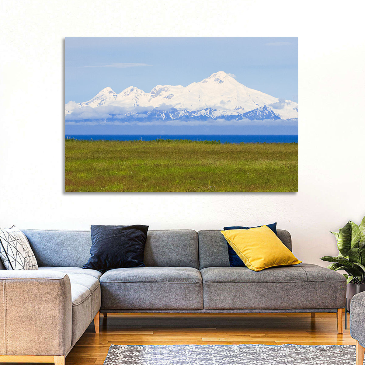 Mount Iliamna Volcano Wall Art
