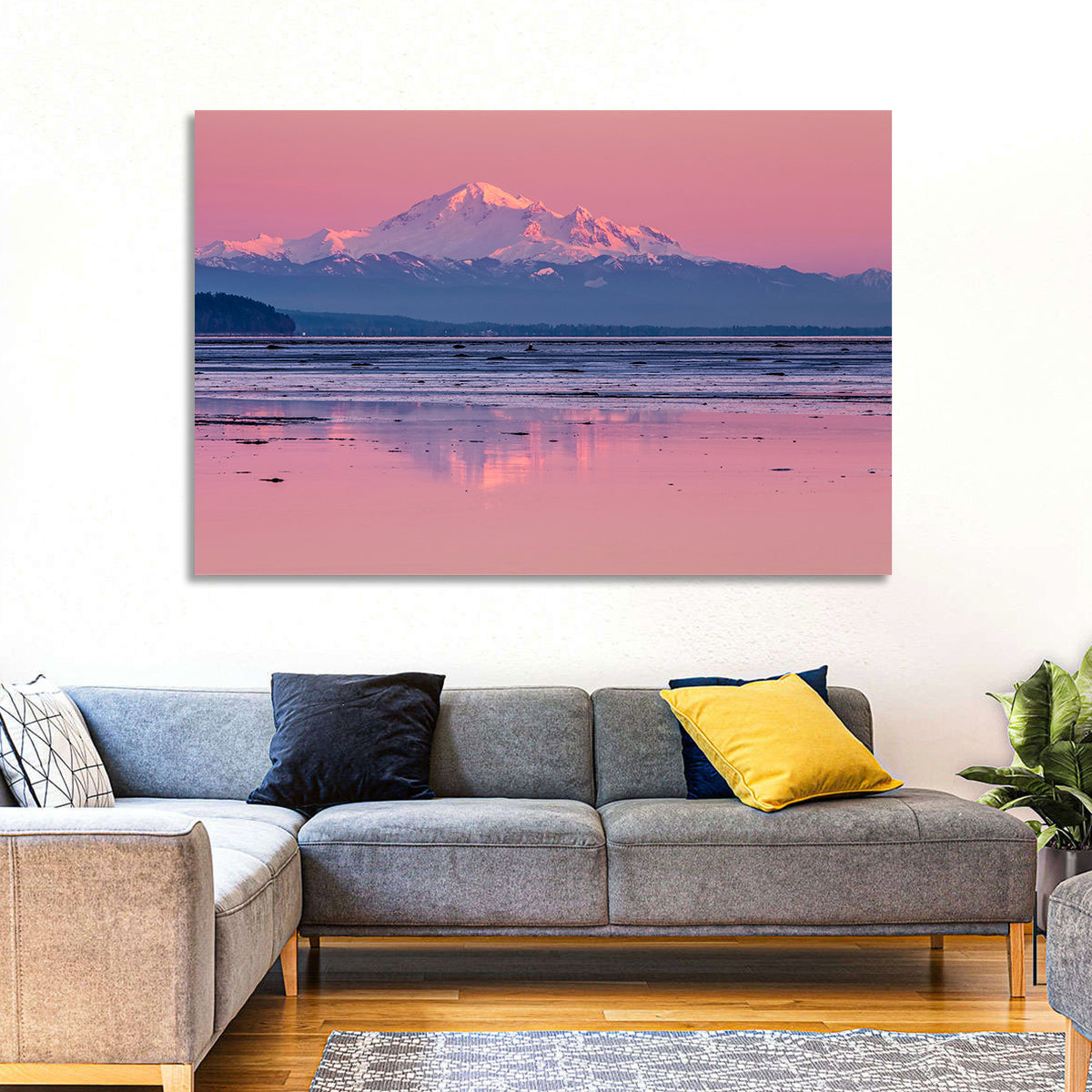Mount Baker Sunset Wall Art