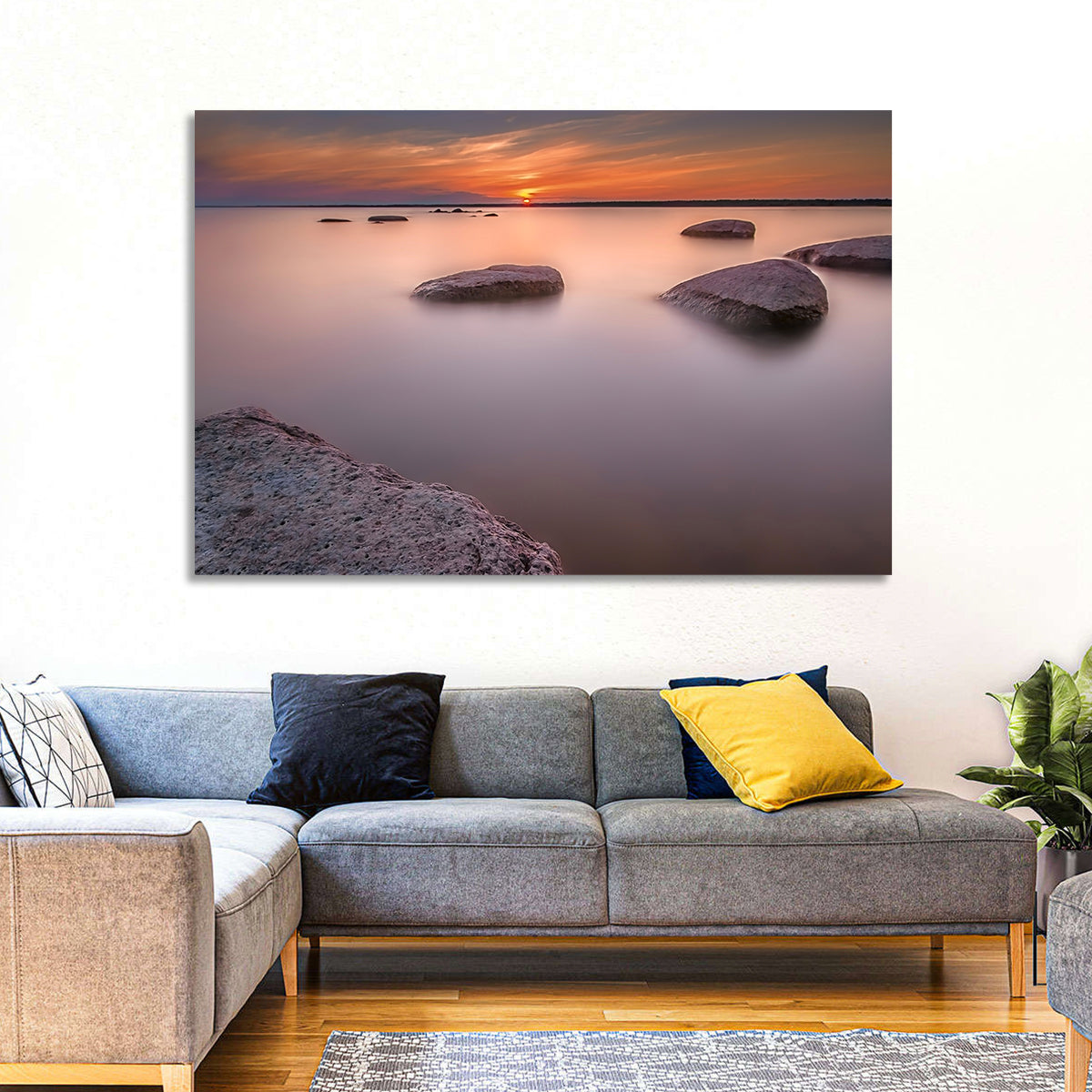 Lake Peipsi Sunset Wall Art