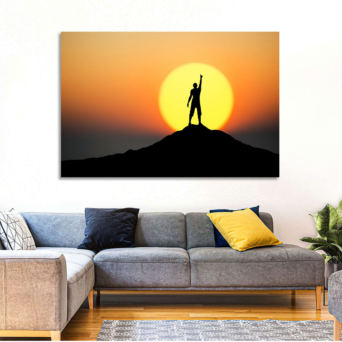 Champion Silhouette Wall Art