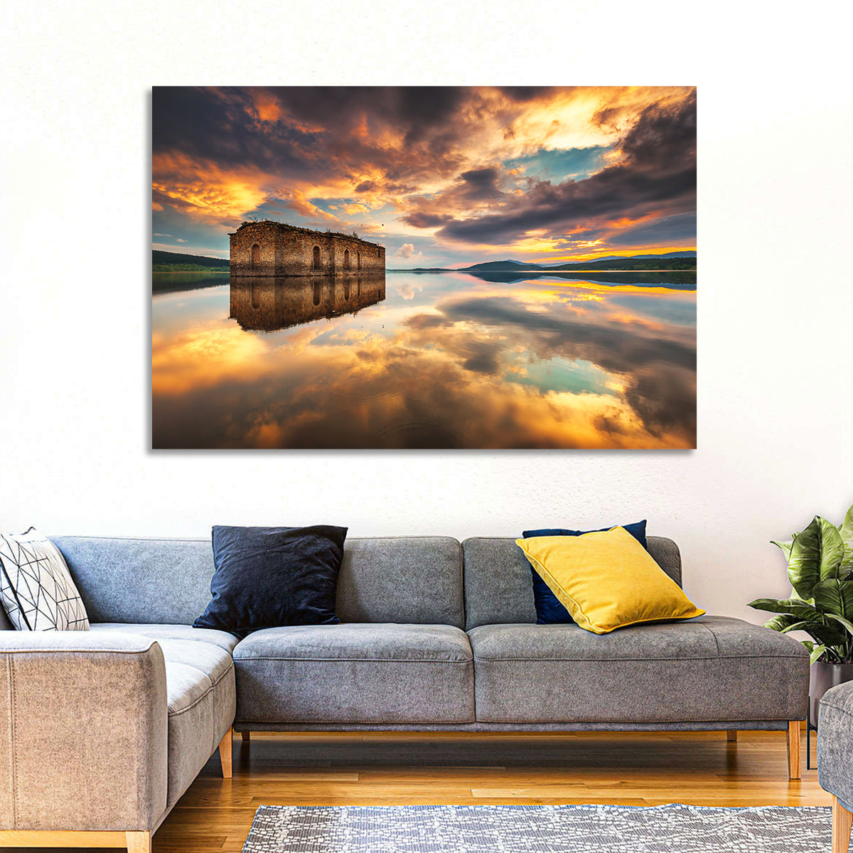Jrebchevo Dam Church Wall Art