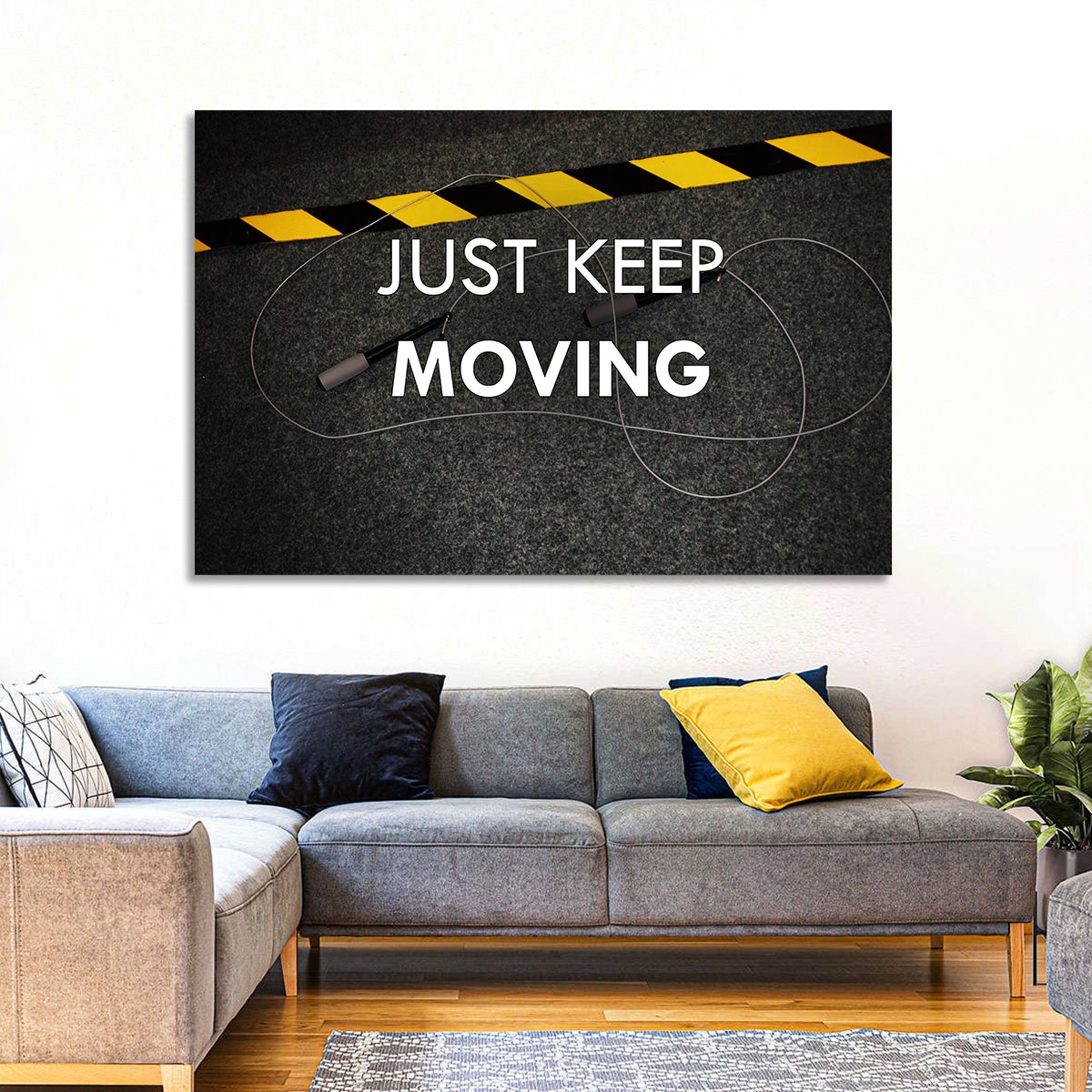 Just Keep Moving II Wall Art