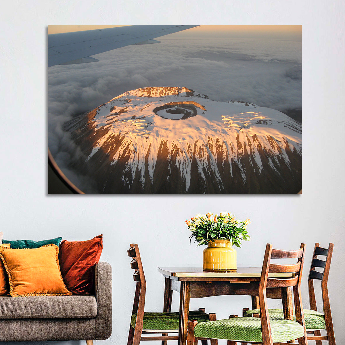 Kilimanjaro Sunset Wall Art