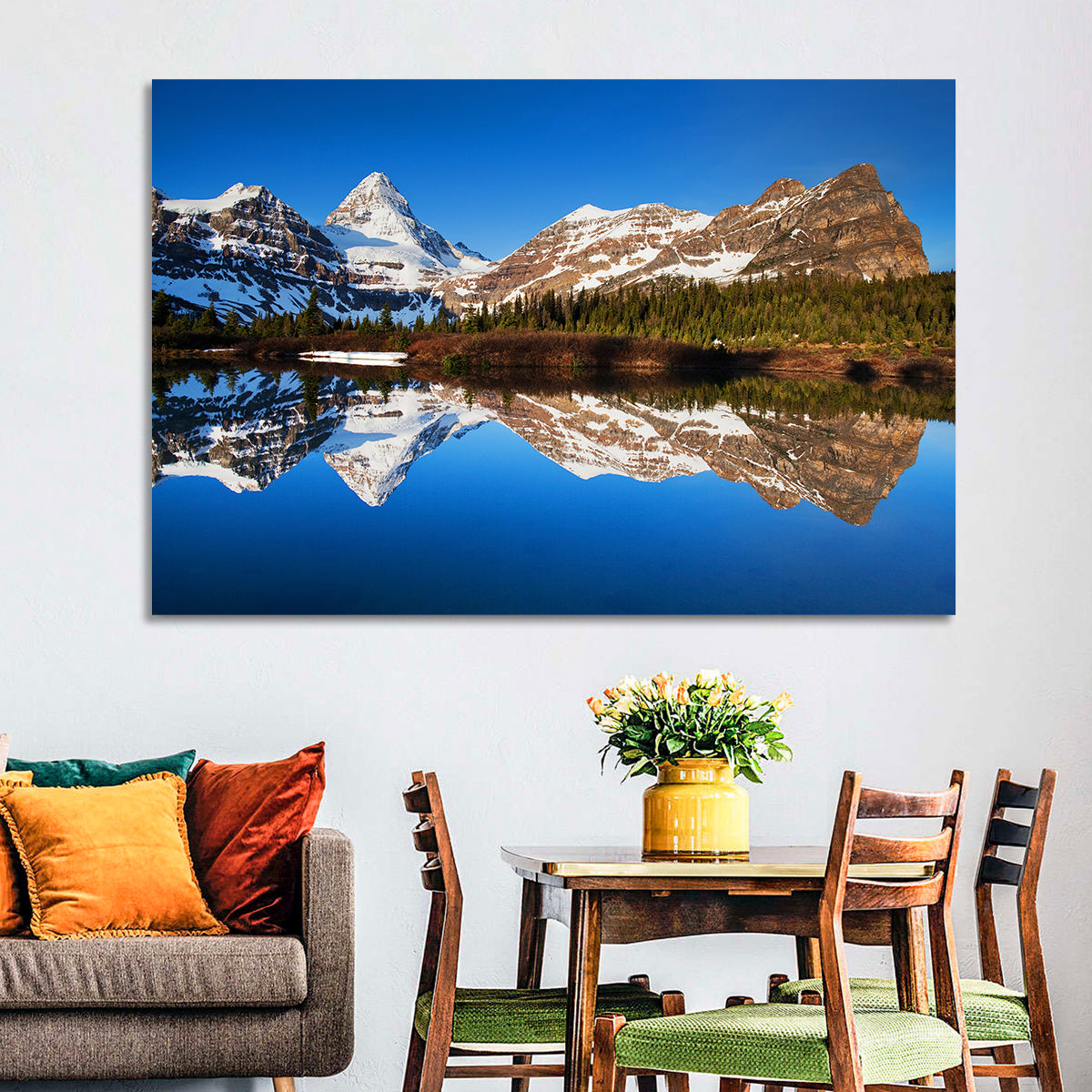 Snowy Mount Assiniboine Wall Art