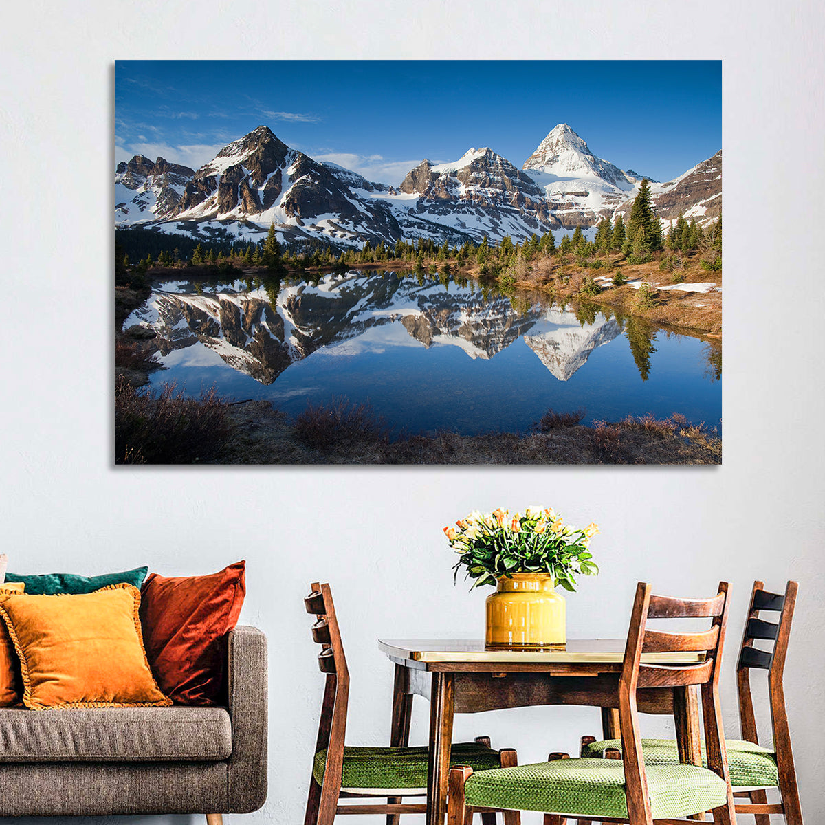 Mount Assiniboine Reflection Wall Art