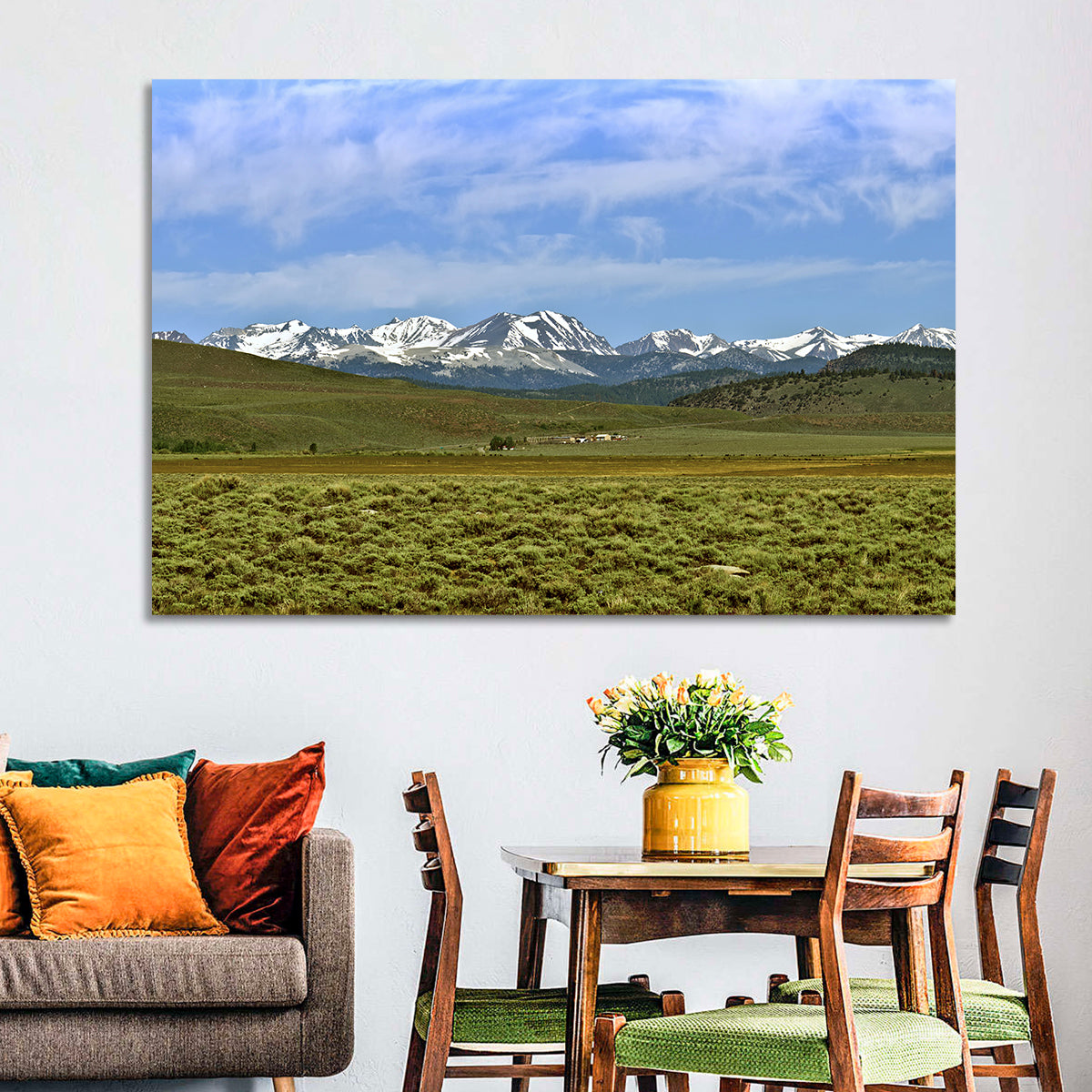 Sierra Nevada Mountain Range Wall Art