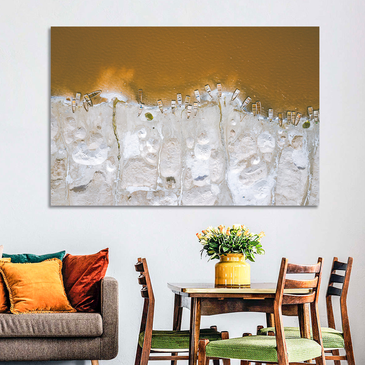 Lake Rose Senegal Wall Art