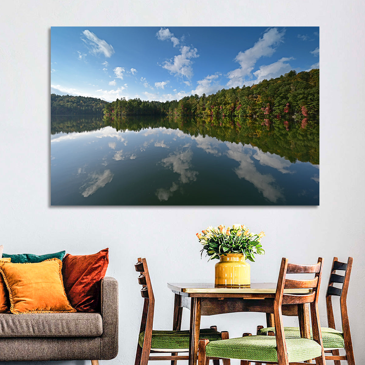 Lake Santeetlah Reflection Wall Art